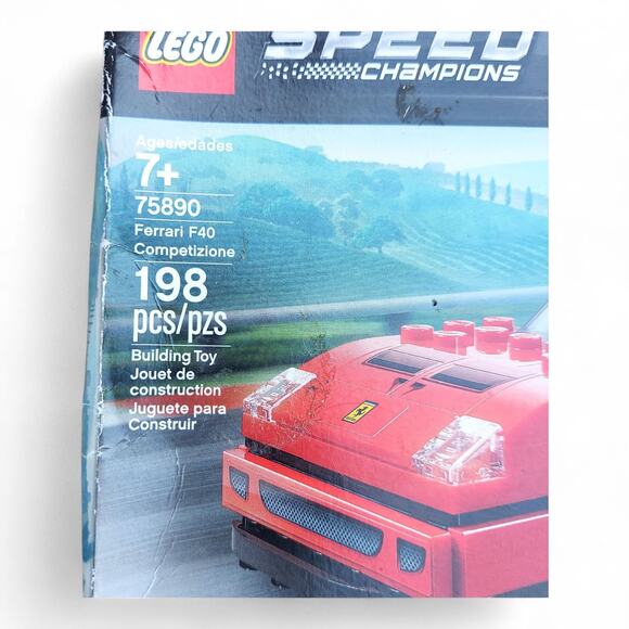 NEW LEGO 75890 Speed Champions Ferrari F40 Competizione Sealed Bags Open Box - Picture 4 of 9